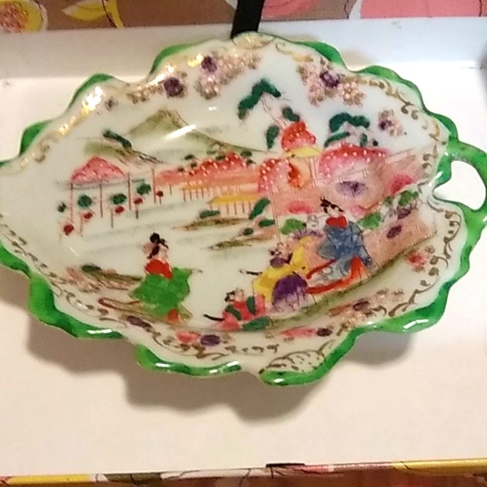 Kutani Vtg Lemon Dish